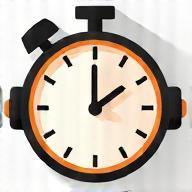 Icône d’horloge 24/7