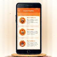 Écran mobile affichant l’appli Livraison Gourmet FR